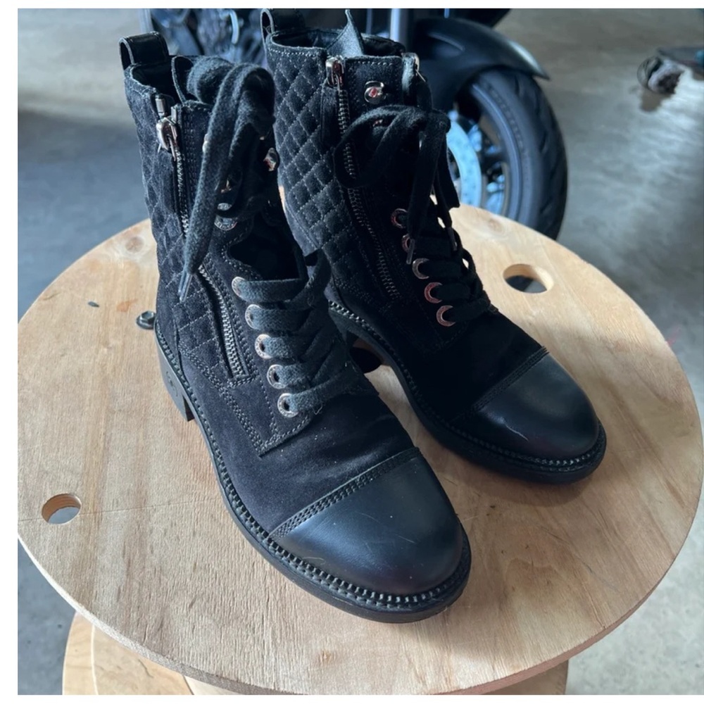 CHANEL Combat Boots
